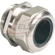Cable Gland Progress MS, M32x1.5, ø17..25.5mm| 2piece sealing insert, wrench 36mm, thread 8mm, -40..100°C, nickel-plated brass, TPE, NBR, incl. O-ring, CE/UL/VDE, IP68/69, Agro