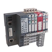 Digital Contact Output Module PointGuard I/O, in-cabinet, 2-ch., NO relay 1.2A 240VAC leakage, 24VDC, TS35, Allen-Bradley