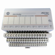 RTD Input Module Flex, 8-ch., input ±76.5mV, 150mA 24VDC, 24VDC, TS35, panel mount, Allen-Bradley