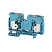 Feed-through Terminal Block A2C 10 BL, 1-tier, 10mm² 57A 1000V, push-in, Weidmüller, blue
