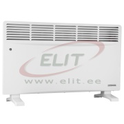 Electric Convection Heater TC, 2000W 230VAC, bimetal thermostat, regulation range 7..28°C, anti-freezing setting, thermal cutoff, 1.5m power lead, Thermoval