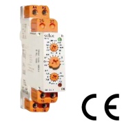 Voltage Monitoring Relay 600VPR, 3Ø-3wire, phase sequence/failure, over/under voltage, range 310..520VAC, 1SPDT (1CO) 5A 250VAC, delay 0.2..10s, W17.5mm, TS35, Selec