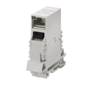 Coupler IE-TO-RJ45-C, Cat.6A/Class EA, TS35, Weidmüller