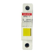 LED Indicator, yellow, 230VAC, 1..16mm², 1M, TS35, MaxGE