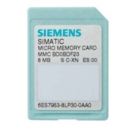 Simatic S7, Micro Memory Card S7-300/C7/ET 200, 3.3V NFlash, 8MB, Siemens