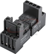 Relay Socket SKB14-E, SK4P, SK36F, 4P 10A 300V, screw clamp, RKE 4CO relays, incl. plastic retaining clip, marker, UL/TÜV/CE, 10pcs/pck, TS35