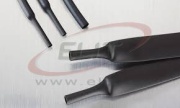 Heat Shrink Tubing HRA2, hot melt adhesive, 160/50mm, wall thick 3.3mm, polyolefin -55..110°C/ +120°C, UV resistant, L1.22m/pc, black