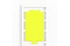 Device Marker CC 85/54 K MC NE GE, blank, 54x85mm, double-sided adhesive tape, Weidmüller, yellow