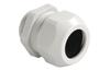 Cable Gland Syntec, PG11, ø4..10mm| 1piece sealing insert, wrench 22mm, thread 8mm, -30..100°C, PA6, TPE, HF, incl. O-ring, CE/UL/VDE, IP68, Agro, light grey