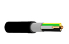 Power Cable CYKY-J, 5G6mm² 450/750V, -15..70°C, 100m/pck, black