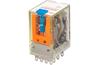 Relay RKE, 4CO 5A 250VAC/ 30VDC, cv 24VDC, LED, testnupp, diode (13+, 14-), UL/TÜV/CE