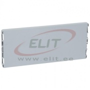 Plain Faceplate Plexo³, 12M, Legrand, grey