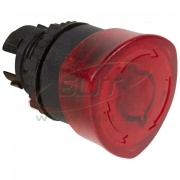 e-Stop Push-button Osmoz, head| ill. red D40 mushroom, turn-to-release, ø22.5mm, IP66/69K IK05, Legrand