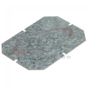 Mounting Plate, 180Wx140Hx1.5D, galvanized steel