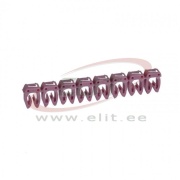 Marker CAB3, 4..6mm², 7, strip 20pcs, Legrand, purple