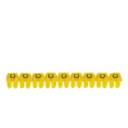 Marker CAB3, 0.5..1.5mm², C, strip 30pcs, Legrand, yellow