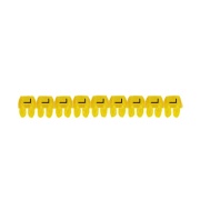 Marker CAB3, 0.5..1.5mm², L, strip 30pcs, Legrand, yellow