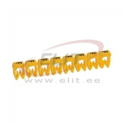 Marker CAB3, 1.5..2.5mm², F, strip 30pcs, Legrand, yellow