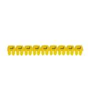 Marker CAB3, 1.5..2.5mm², L, strip 30pcs, Legrand, yellow