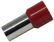 Wire-End Ferrule w. Collar Ce 950025 w, H95x25mm, 25pcs/pck, red