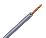 Wire H05V-K, 0.75mm² 300/500V -40..70°C, 100m/pck, grey