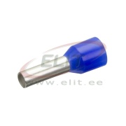 Wire-End Ferrule w. Collar Ce 1200027 w, H120x27mm, 25pcs/pck, blue