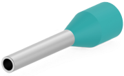 Wire-End Ferrule w. Collar Ce 003408 w, H0.34x8mm, 500pcs/pck, turquoise