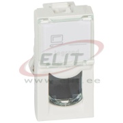 Socket Mosaic, mech.| RJ45 ct.5e UTP, 1M, Legrand, white