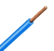 Wire H07V2-K, 1.5mm² 450/750V -40..90°C, 100m/pck, blue