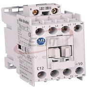 IEC Contactor 100-C, 5.5kW 12.5/32A 3x690VAC, aux. 1NO, cv 24AC, TS35, panel mount, Allen-Bradley