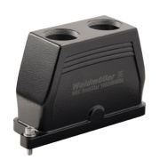 Plug housing HDC IP68 24B TOS 2M40, Size 8, screw plug, standard, 2xM40, IP68