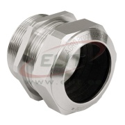 Cable Gland Progress Stainless Steel A2, M50x1.5, ø33..42mm, thread 14mm, -40..100°C, CrNi stainless steel A2, TPE, NBR, incl. O-ring, 2piece sealing insert, CE/SEV/VDE/EAC, IP68/69, Agro