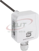 Immersion Temperature Sensor TF43-PT100, probe 200mm Ø6 ss 1.4571/ V4A, -30..150°C, 2x M12, 4wire, IP43, S+S Regeltechnik