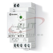 Twilight Switch 11.41., 4modes: 1..80lx/ 30..1000lx/ continuous light/ light off, 400..2000W 1CO 16A 250VAC, on/off delay 15/30s, cv 230VAC/DC, incl. 011.03, W35mm, TS35, Finder