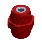 Stand-Off Insulator CPH, 40M10, wrench 40, 1/1.2kV, polyester, red