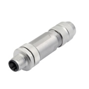 Plug SAISC-M-4/8S-M12-D-COD, M12 4pin, cat.5/5e, 0.34..0.5mm² 4A 250VAC, crimp, M12, Ø5..8mm, IP67, Weidmüller