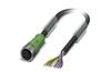 Sensor/actuator Cable SAC-8P-5.0-PUR/M12FS, 1pcs/pck, Phoenix
