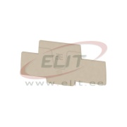 End Plate AEP 2T 2.5, Weidmüller, beige