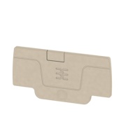 End Plate AEP 2C 1.5, Weidmüller, beige