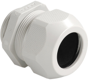 Cable Gland Syntec, M16x1.5, ø5..10mm| 1piece sealing insert, wrench 19mm, thread 8mm, -30..100°C, PA6 ^TPE, HF, incl. O-ring, CE/UL/VDE, IP68, light grey