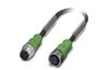 Sensor/actuator Cable SAC-5P-M12MS/3.0-PUR/M12FS, 1pcs/pck, Phoenix