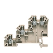 Initiator/Actuator Terminal DLI 2.5 DB, 3-tier, 2.5mm² 24A 250V, Weidmüller, beige