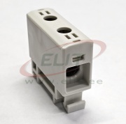 Universal Terminal Block Al/Cu UK35/1A, 1P (2holes) 2.5-35mm² 120/135A 750V, Hex4 3Nm 2.5..16mm², 6Nm 25..35mm², TS35, grey