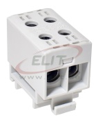 Tapping Terminal Block Al/Cu UK35/2A, 1P (4holes) 2.5-35mm² 120/135A, Hex4 3Nm 2.5..16mm², 6Nm 25..35mm², TS35, MaxPRO, grey