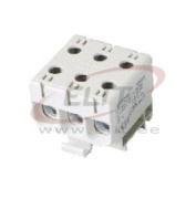 Universal Terminal Block Al/Cu UK50/3x1A, 3P (2holes) 2.5-50mm² 145/160A 750V, Hex5 4Nm 2.5..4mm², 12Nm 6..50mm², TS35, grey