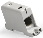 Universal Terminal Block Al/Cu UK50/1A, 1P (2holes) 2.5-50mm² 145/160A 1000VAC/ 1500VDC, Hex5 4Nm 2.5..4mm² ^12Nm 6..50mm², TS35, grey