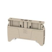 End Bracket AEB 35 SC/1, Weidmüller, beige