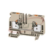 Feed-through Terminal Block A2C 6, 1-tier, 6mm² 41A 800V, push-in, Weidmüller, beige