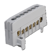 L-terminal A7-F2, 7x16mm², 63A 690V, touch-proof, TS35, Z2, grey