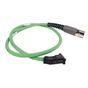 Feedback Cable Kinetix®, f. RDD direct drive motors, (M7) SpeedTec DIN (motor end) to flying-lead (drive end), continuous-flex, industrial TPE, 1m, Allen-Bradley, green